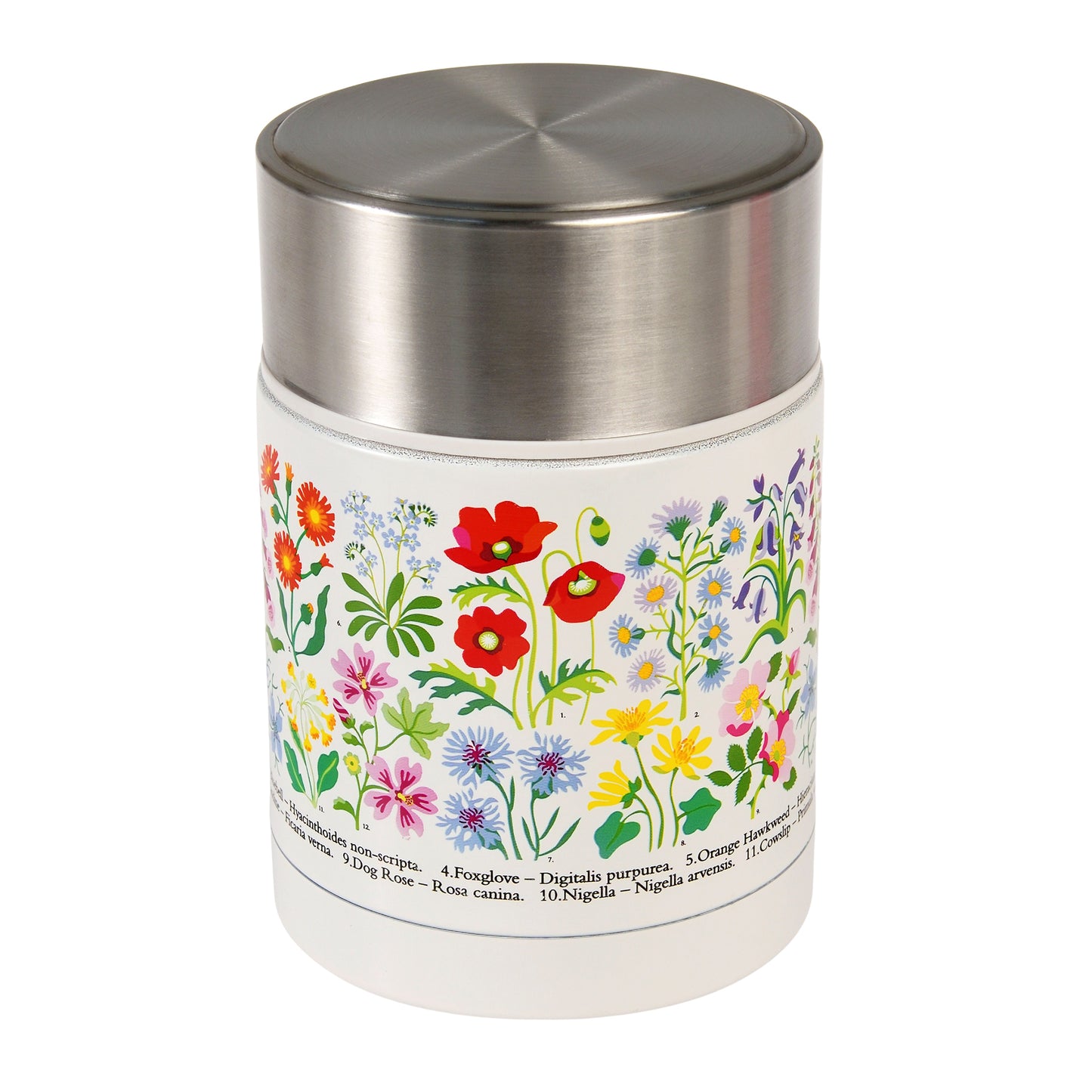 Wild Flowers Stainless Steel Food Flask