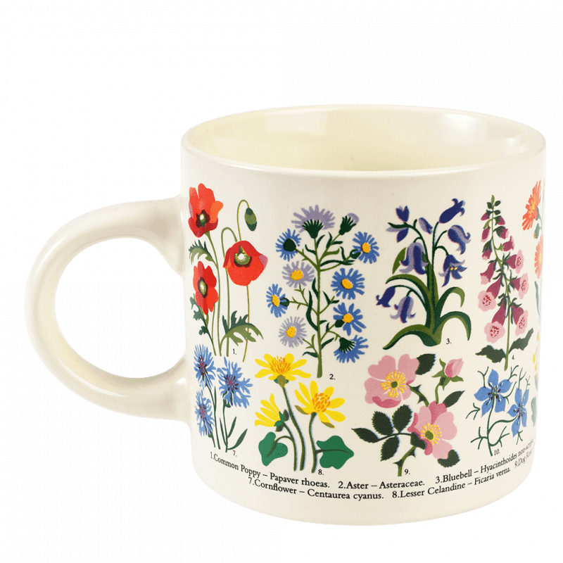 Wild Flowers Ceramic Mug