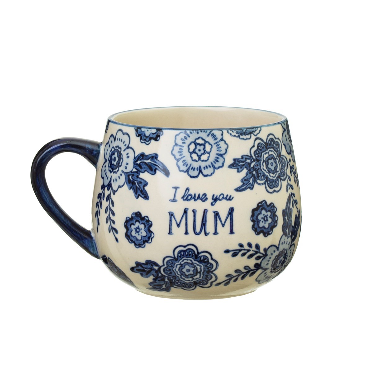 Blue Willow 'I Love You Mum' Mug