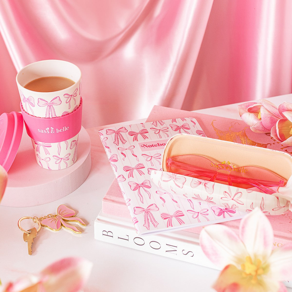 Pink Bow Travel Cup