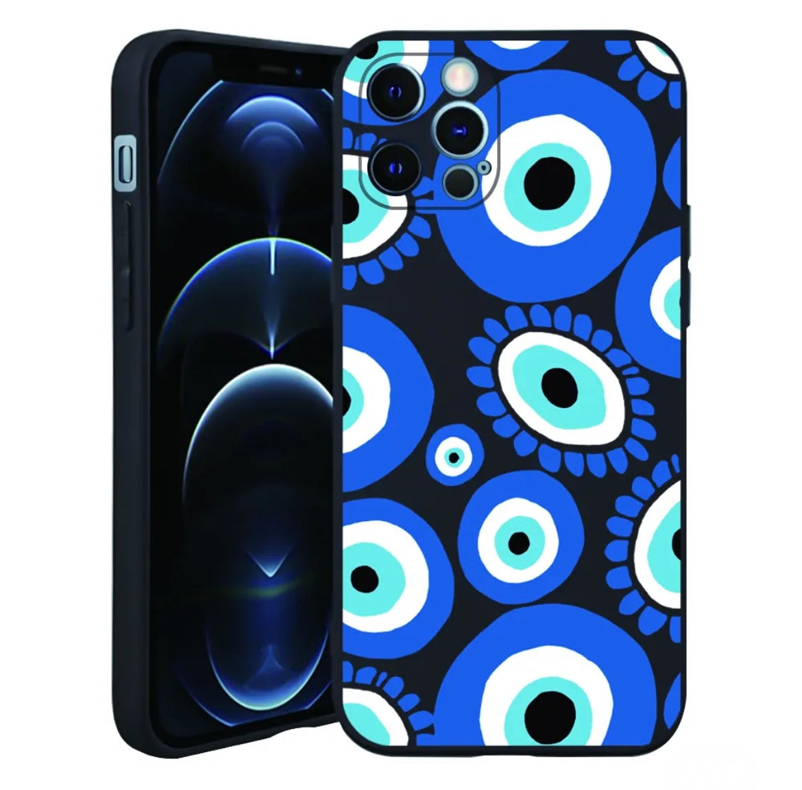 Ditzy Evil Eye Phone Case - Black