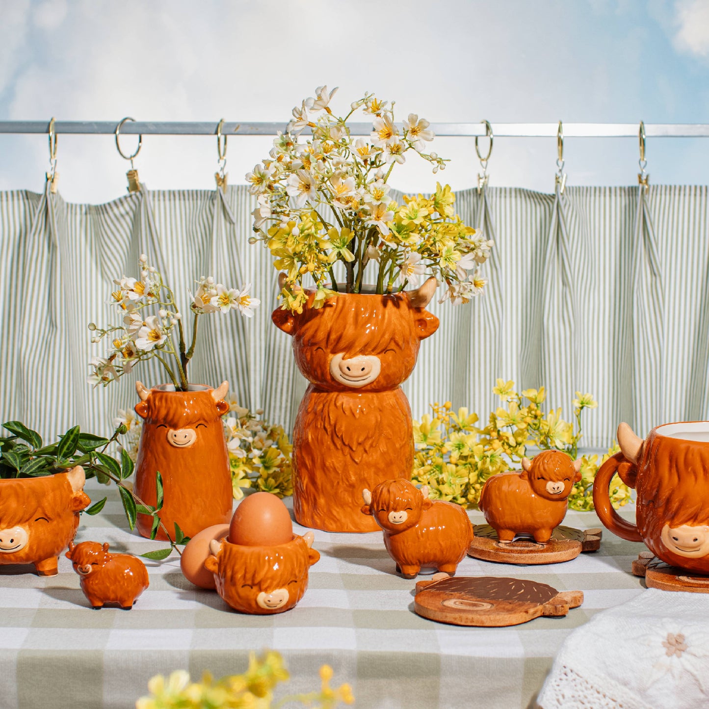 Highland Cow Egg Cup