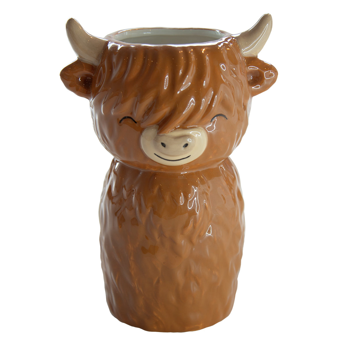 Highland Cow Vase
