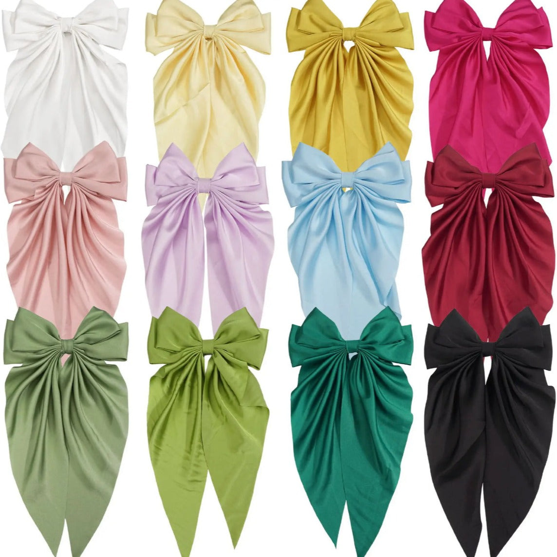 oversize bow hair clip