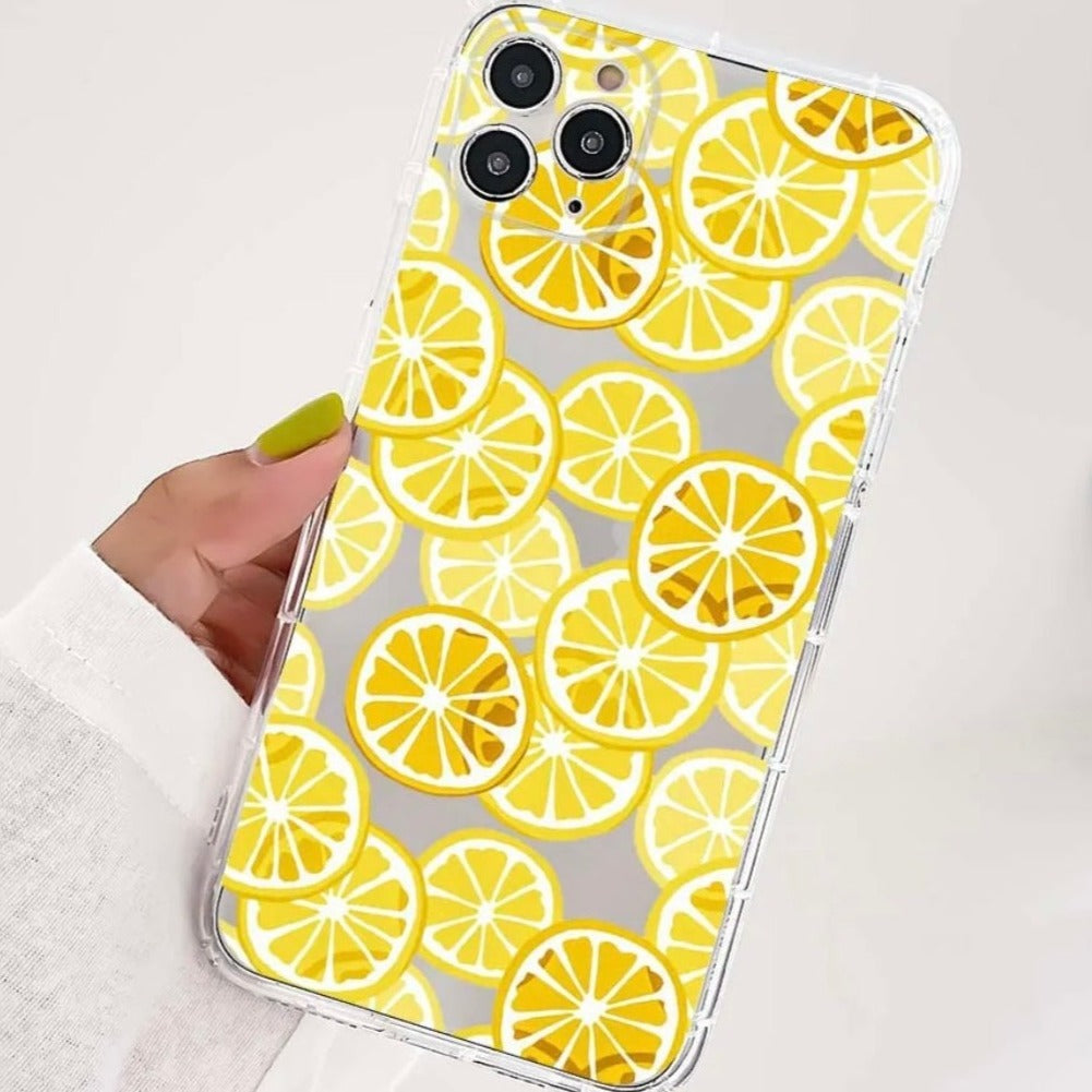 Lemon Slice Phone Case - Clear