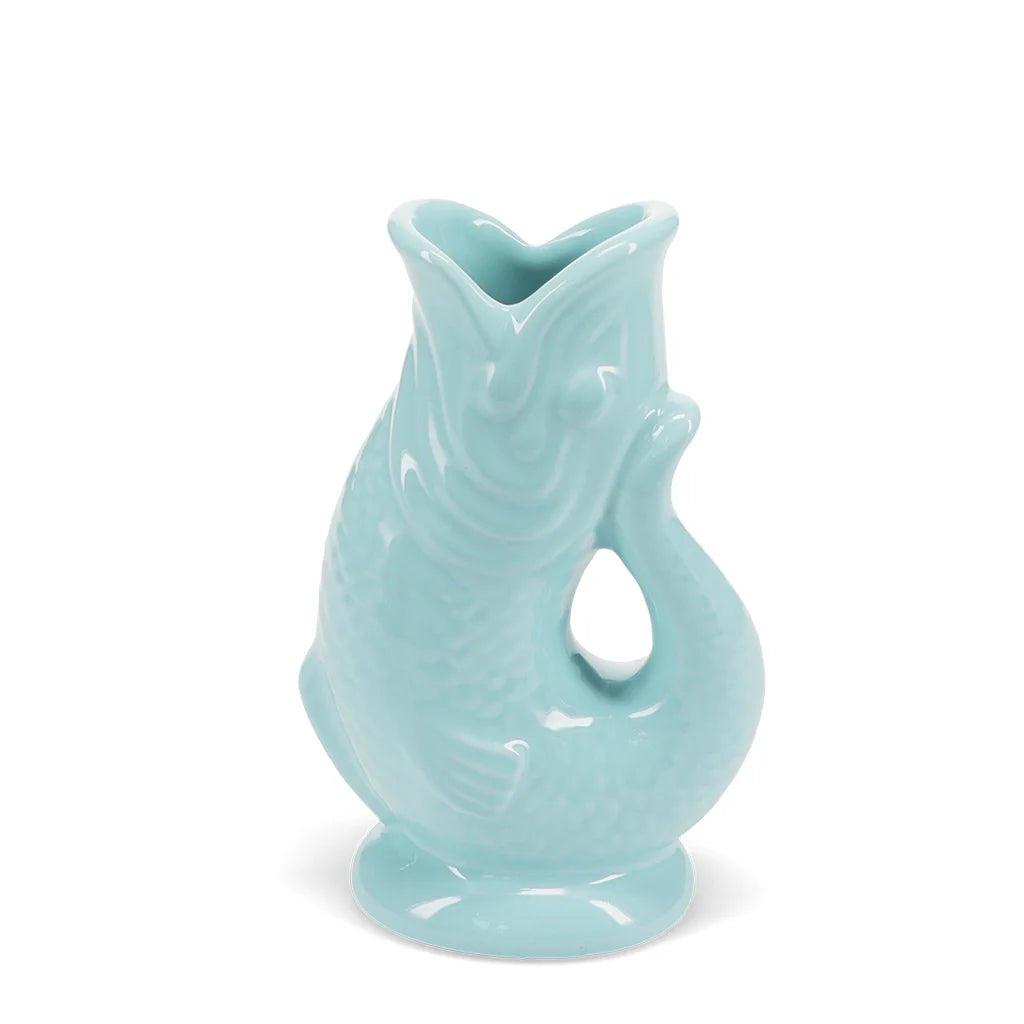 Light Blue Fish Vase