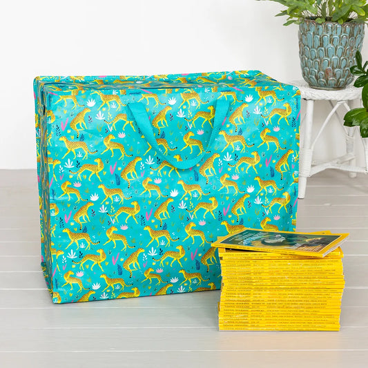 Cheetah Print Jumbo Storage Bag
