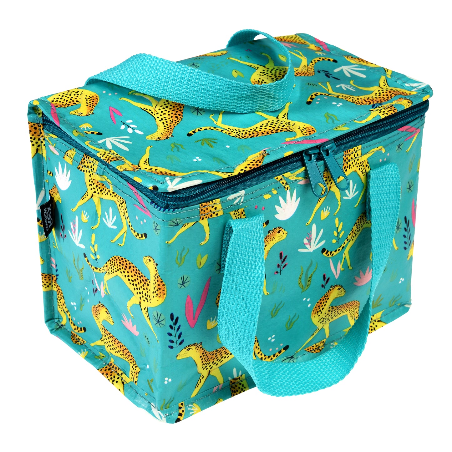 Cheetah Print Insulated Lunch Bag