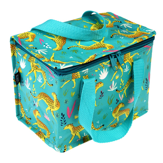 Cheetah Print Insulated Lunch Bag