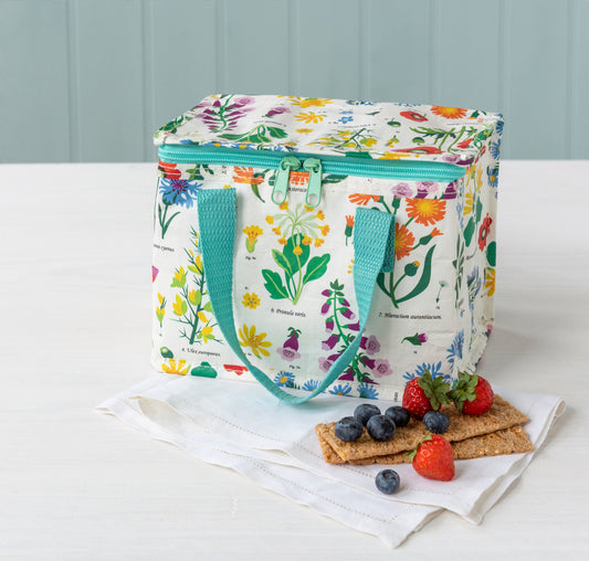 Wild Flowers Insulated Lunch Bag