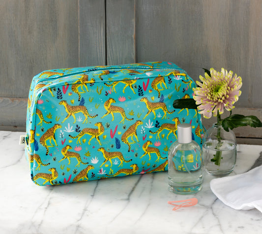 Cheetah Print Wash Bag