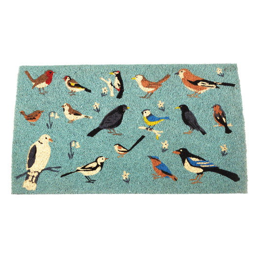 Garden Birds Coir Doormat