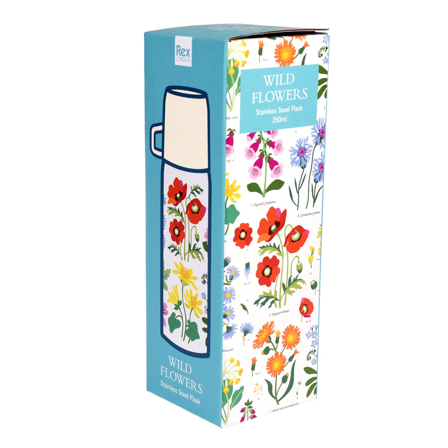 Wild Flowers Flask & Cup