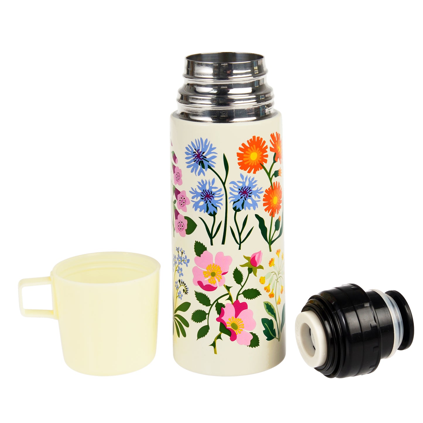 Wild Flowers Flask & Cup