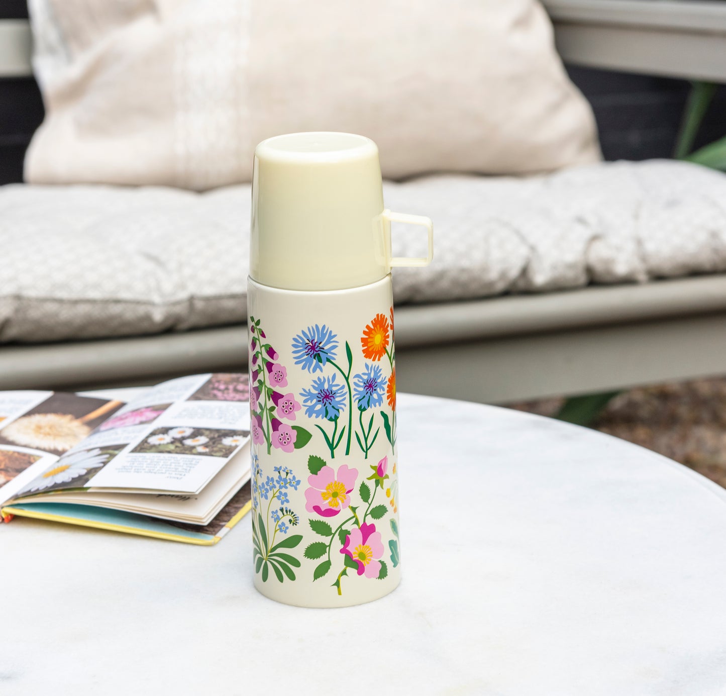 Wild Flowers Flask & Cup