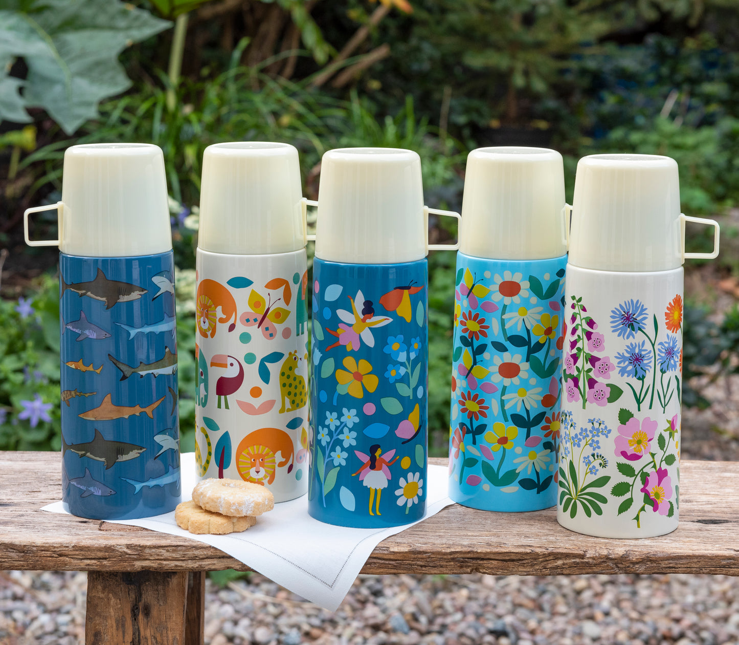 Wild Flowers Flask & Cup
