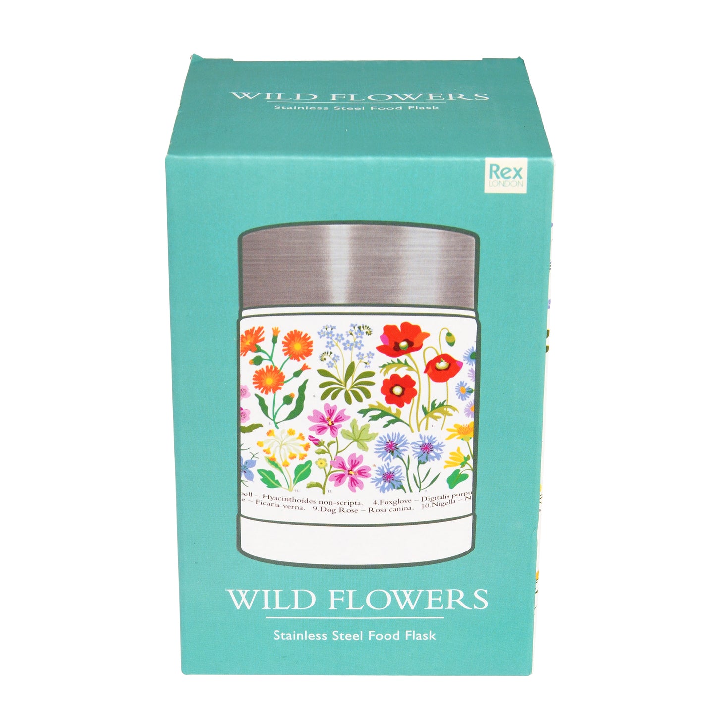 Wild Flowers Stainless Steel Food Flask