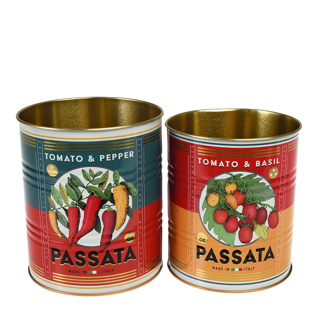 Passata Retro Storage Tins - Medium