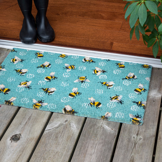 Bumble Bee Coir Doormat