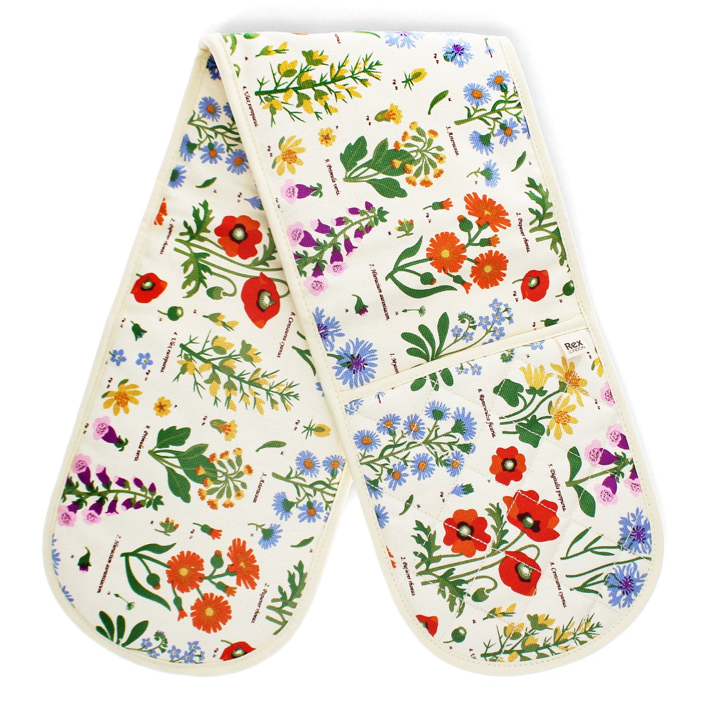 Wild Flowers Double Oven Glove