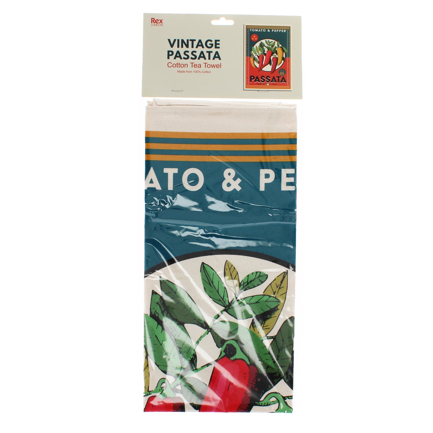 Vintage Passata Cotton Tea Towel