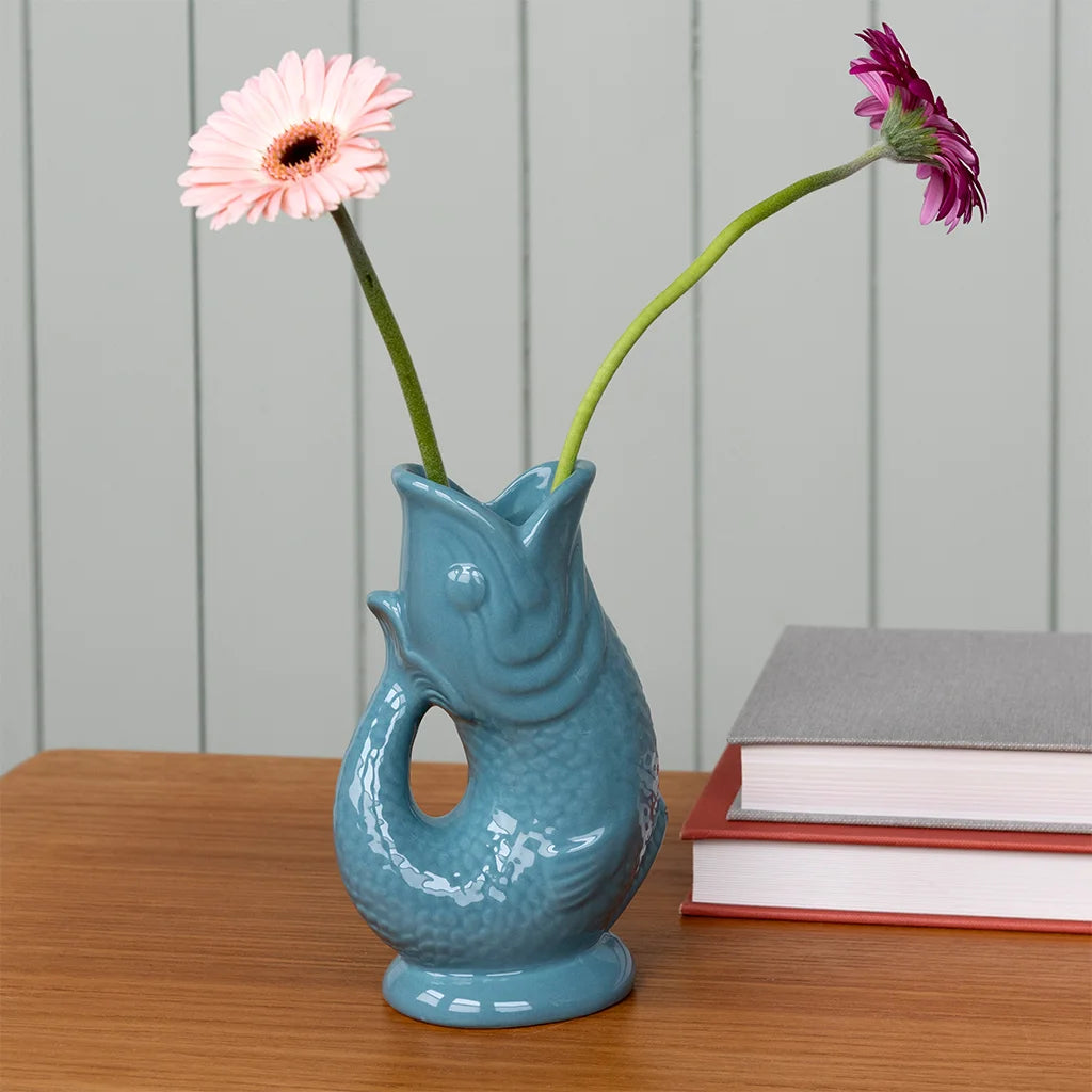 Blue Fish Vase
