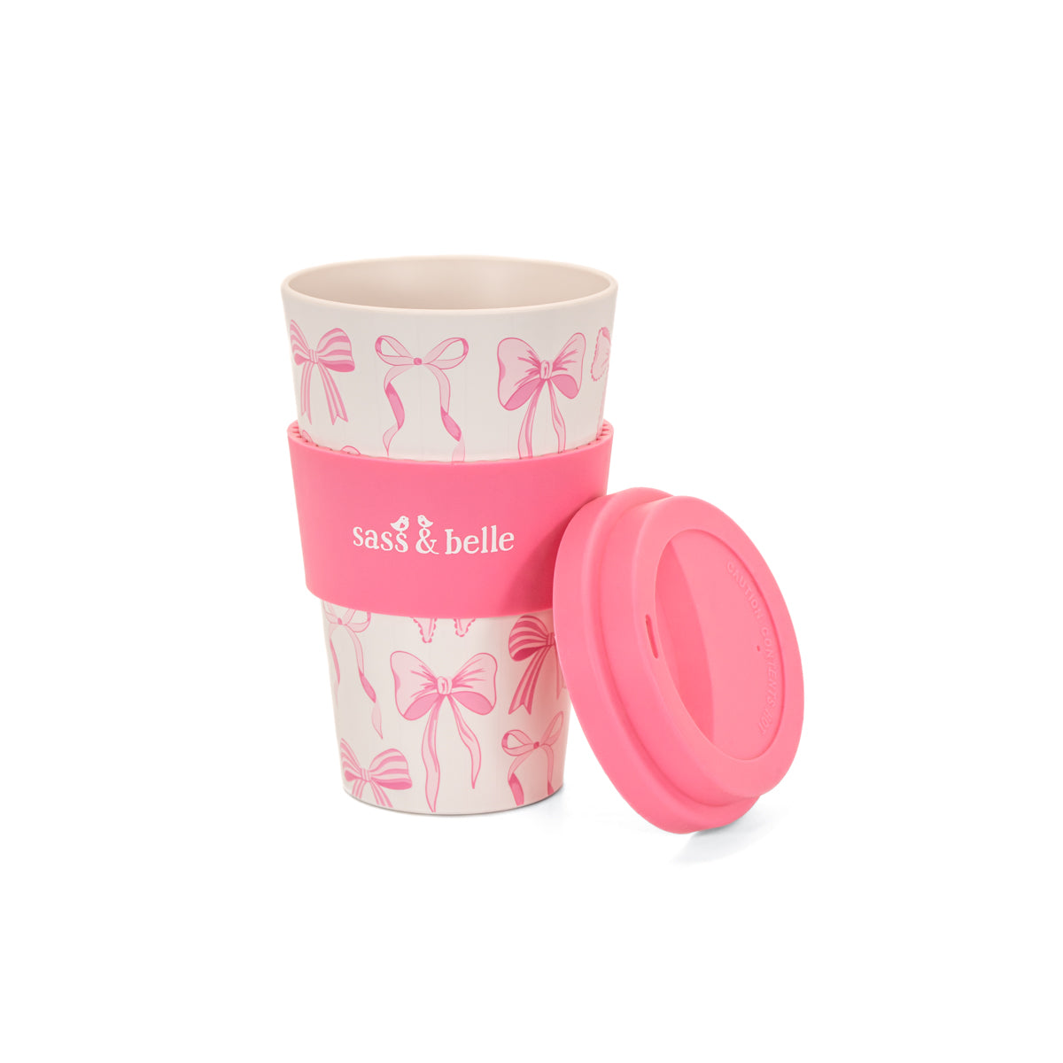 Pink Bow Travel Cup