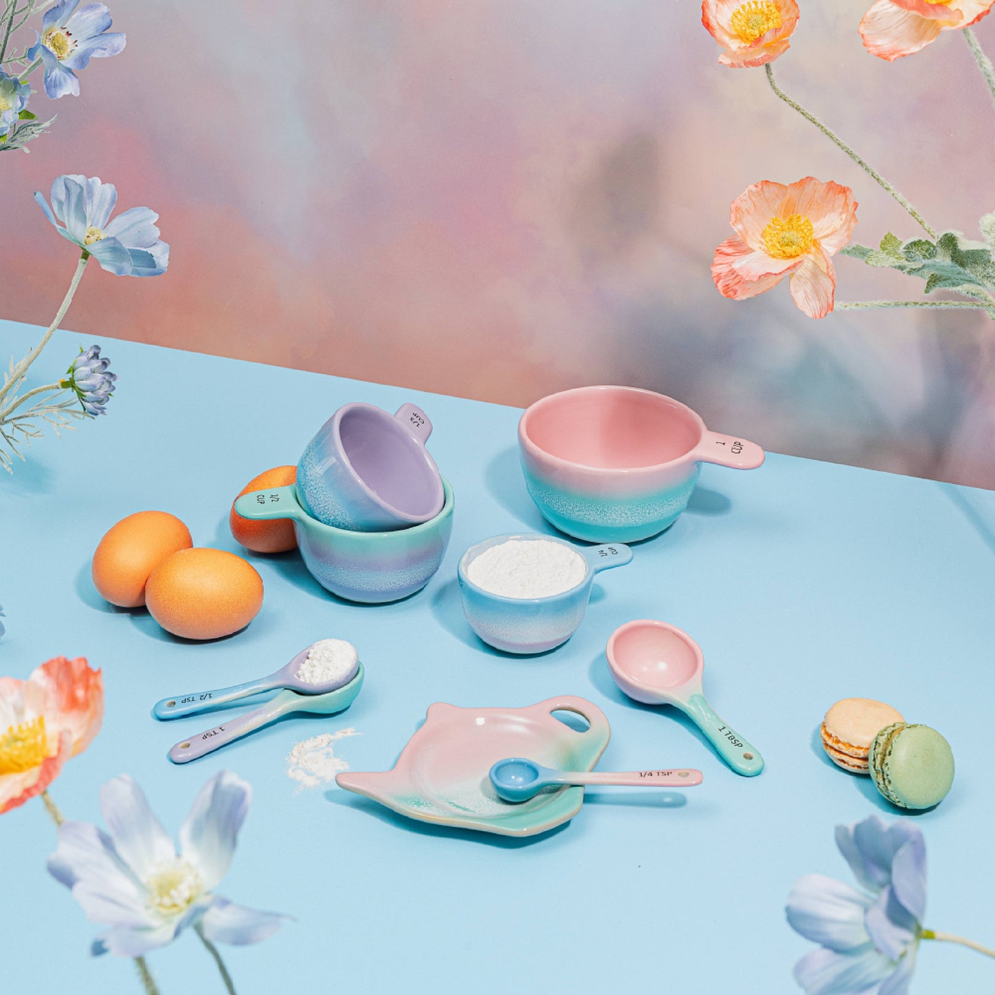 Pastel Ombre Measuring Spoons
