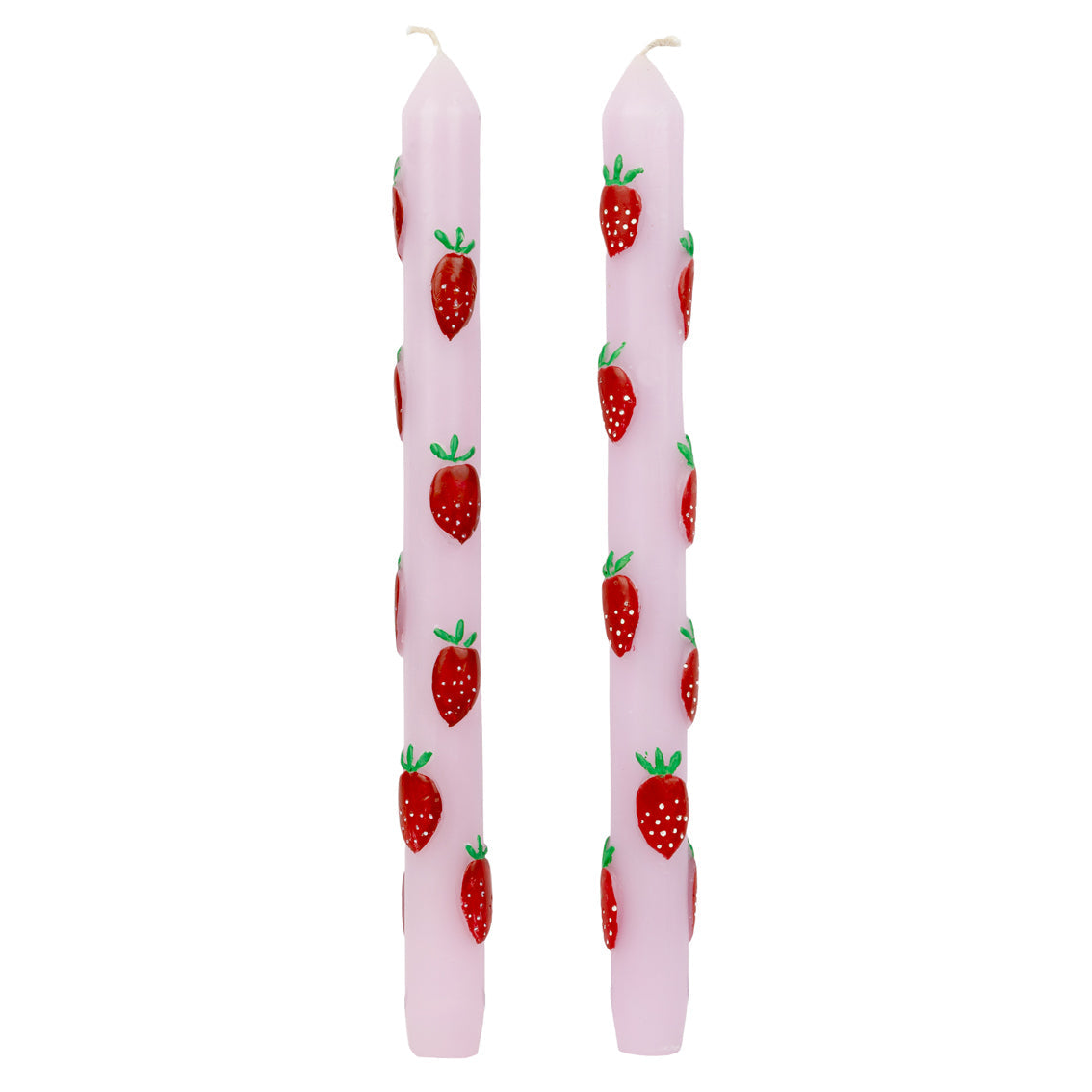 Statement Strawberry Dinner Candles