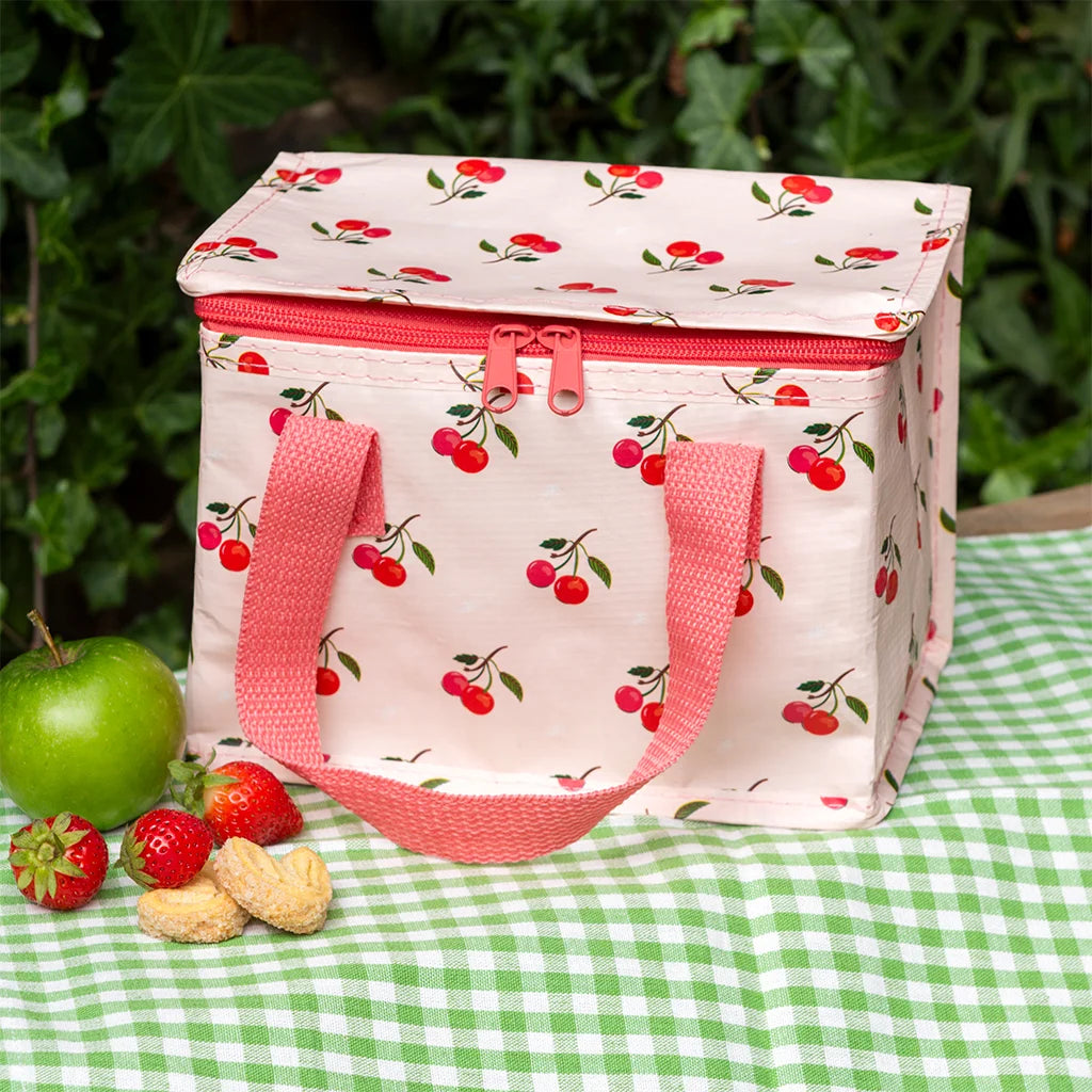 Cherry Insulated Lunch Bag
