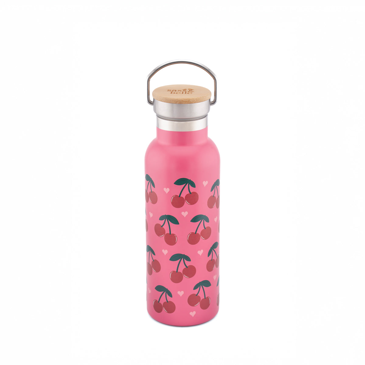 Cherry Metal Water Bottle