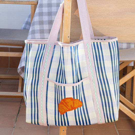 Croissant Recycled Plastic Tote Bag