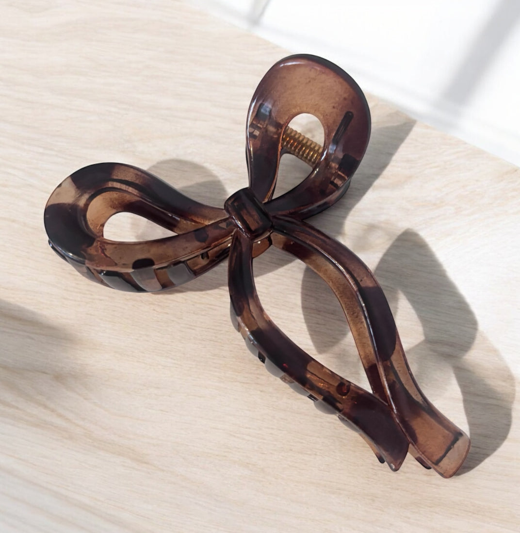 Bow Claw Clip - Animal
