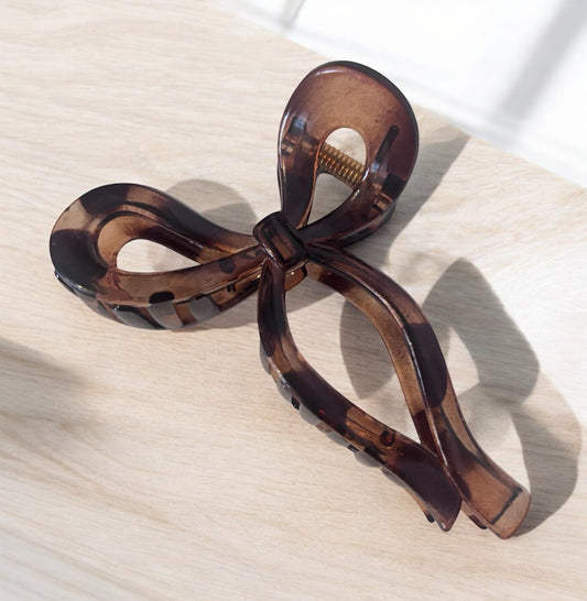 Bow Claw Clip - Animal