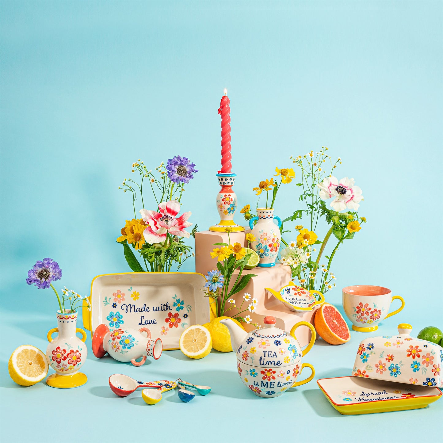 Folk Floral Measuring Spoons