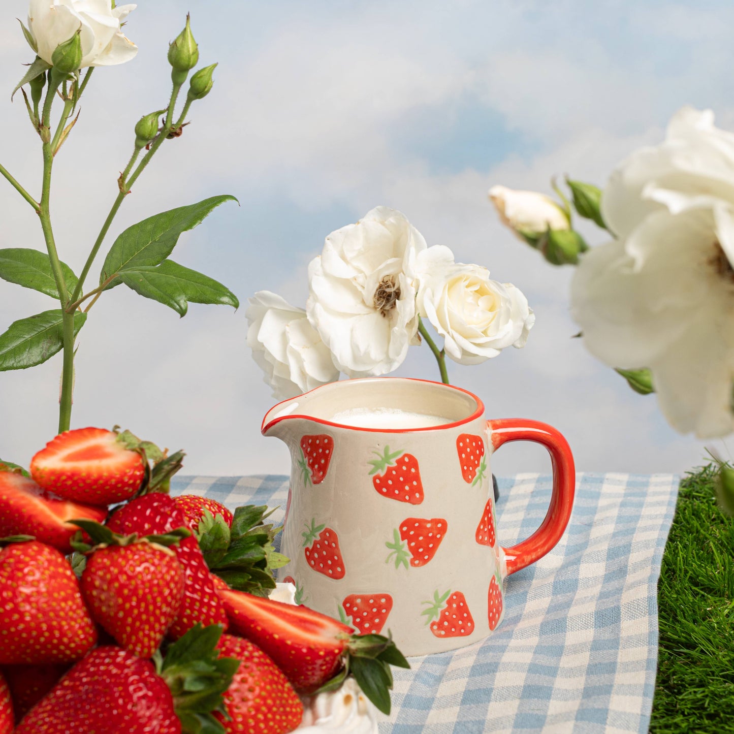 Strawberry Milk Jug