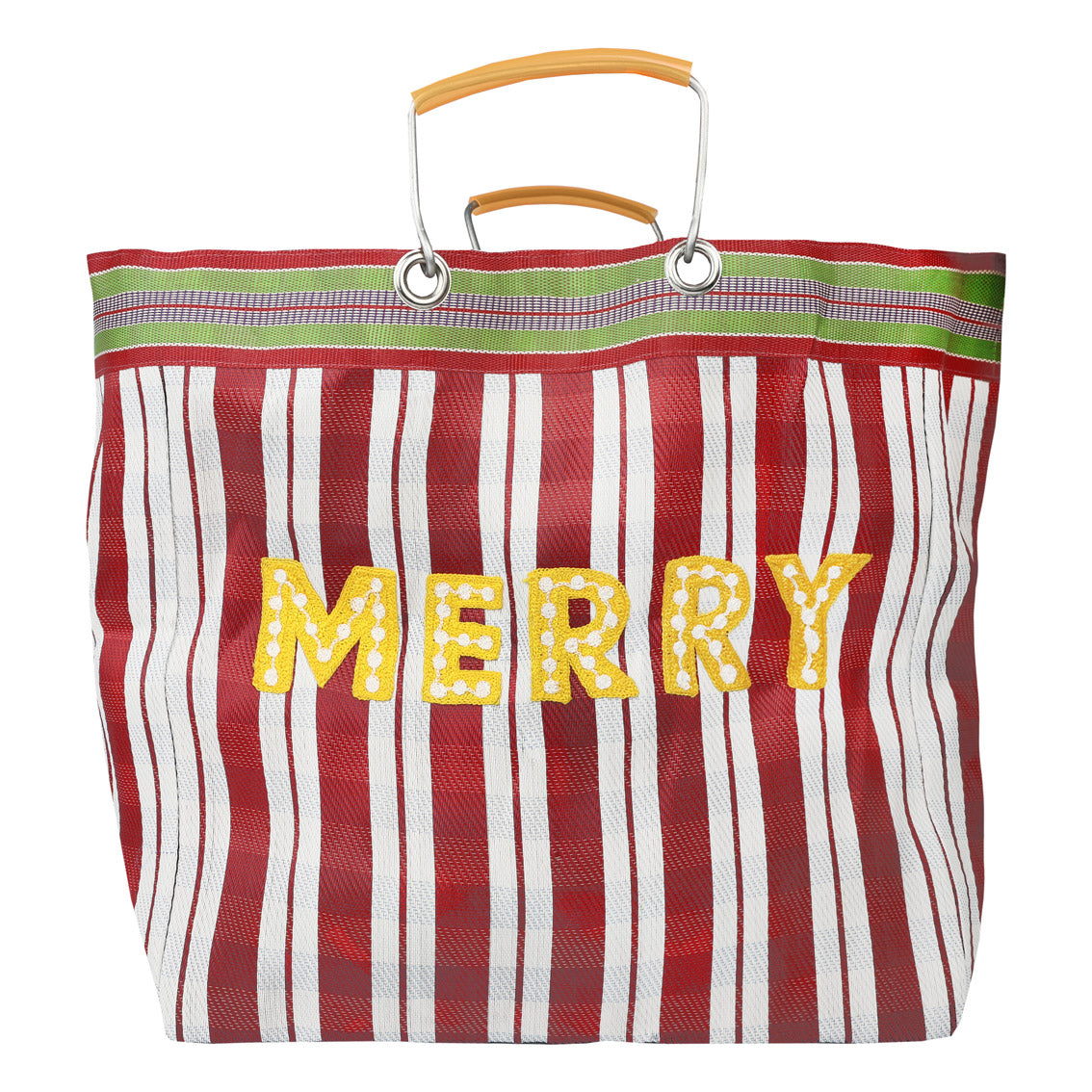 Merry Recycled Plastic Tote Bag
