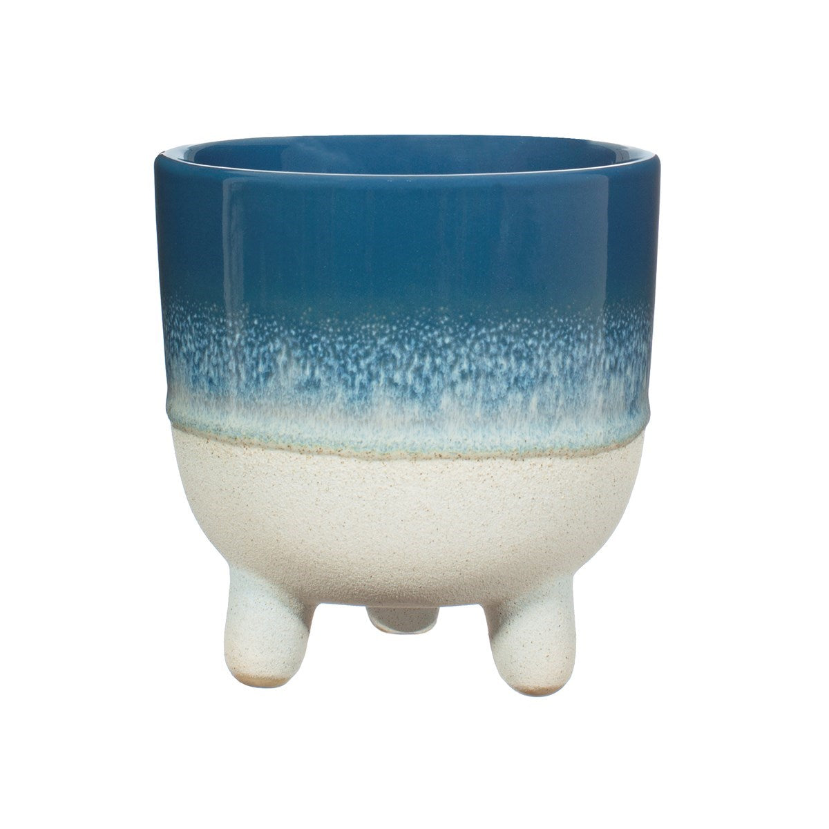 Mojave Glaze Blue Planter