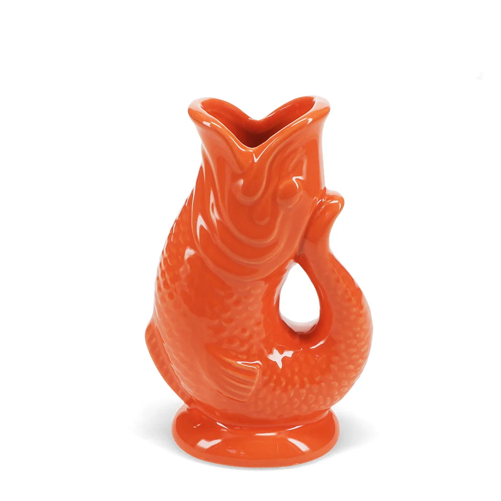 Orange Fish Vase