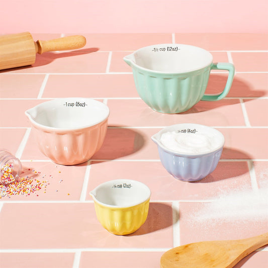 Pastel Retro Measuring Cups