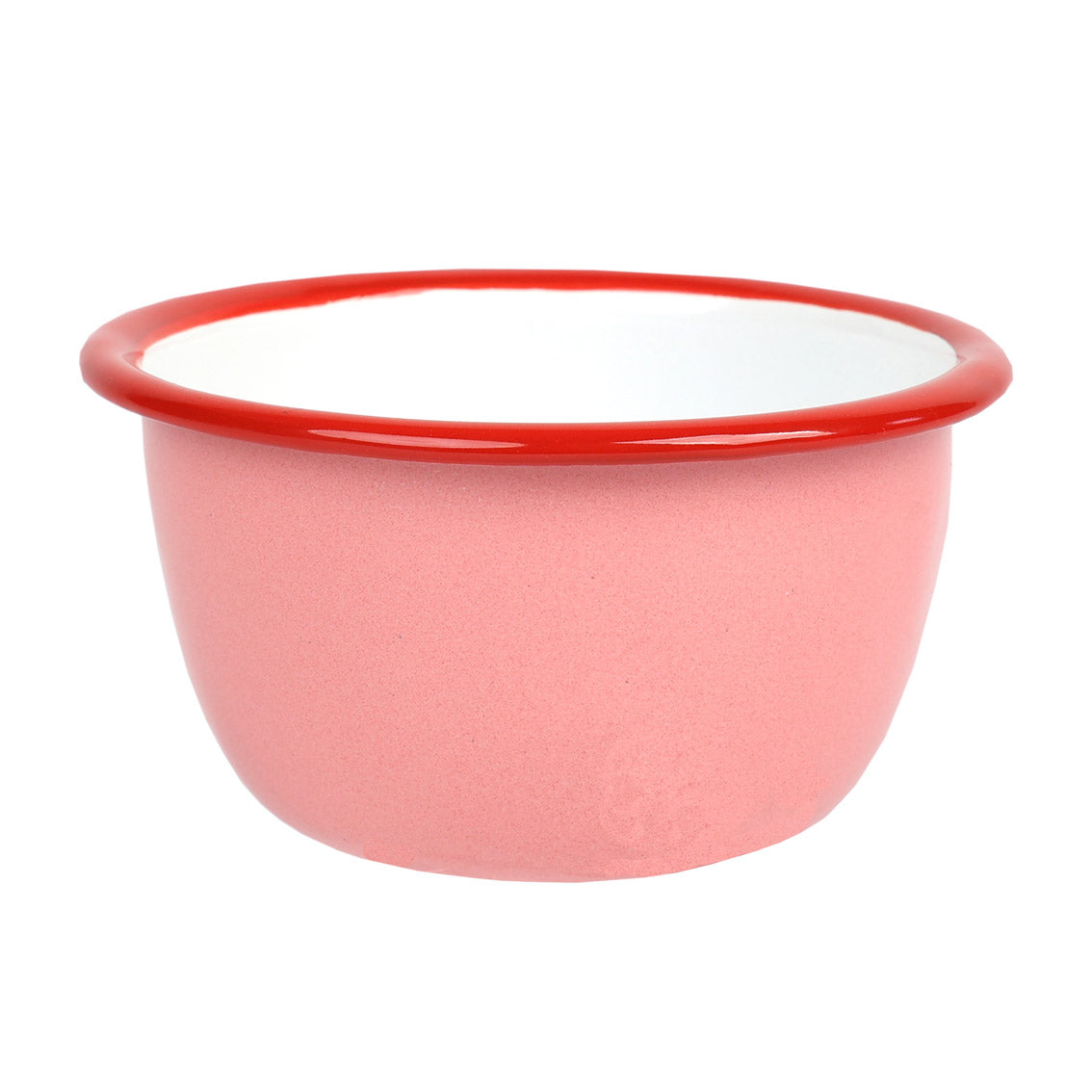 Strawberry Pink Enamel Bowl