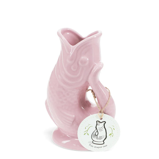 Pink Fish Vase