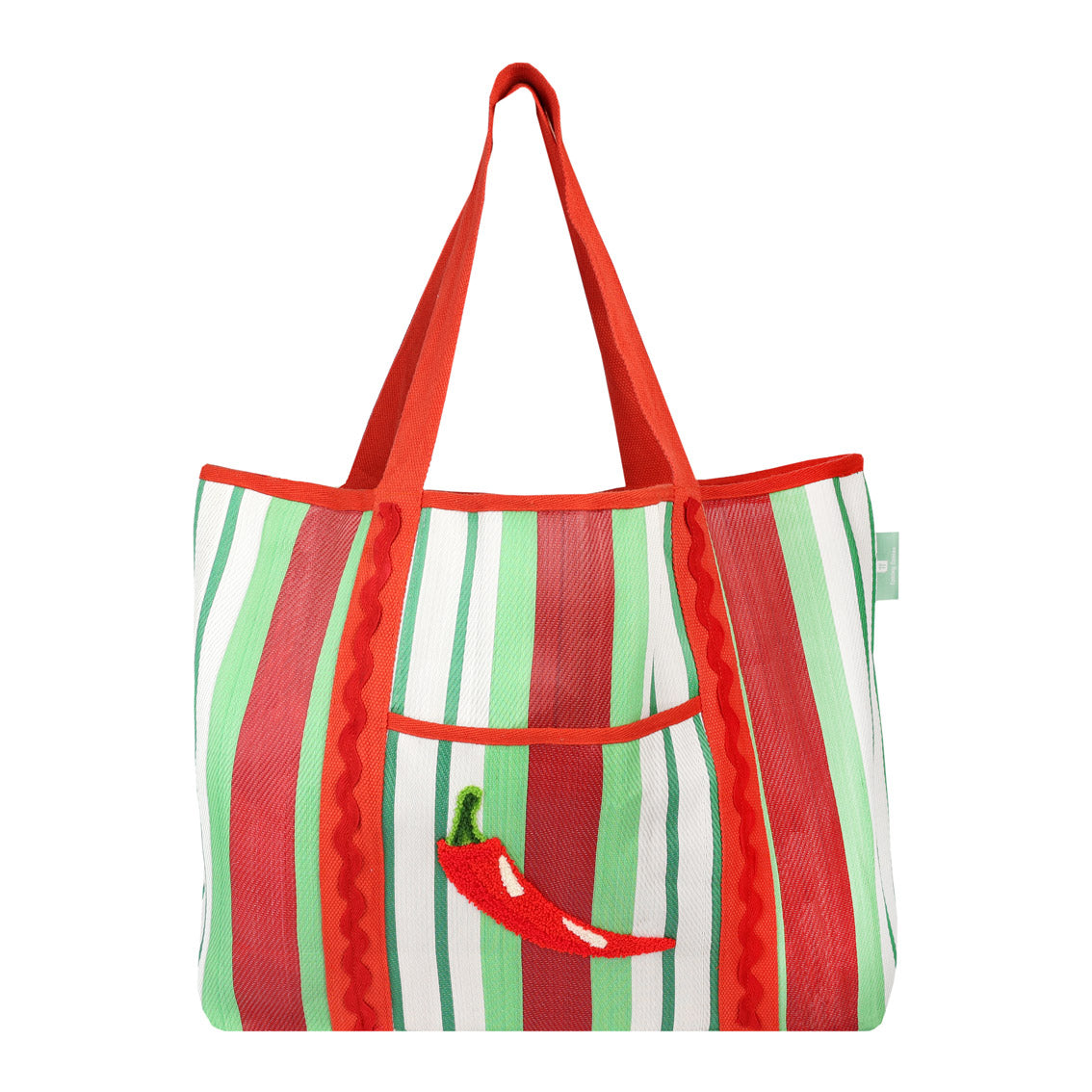 Red Chilli Recycled Plastic Tote Bag