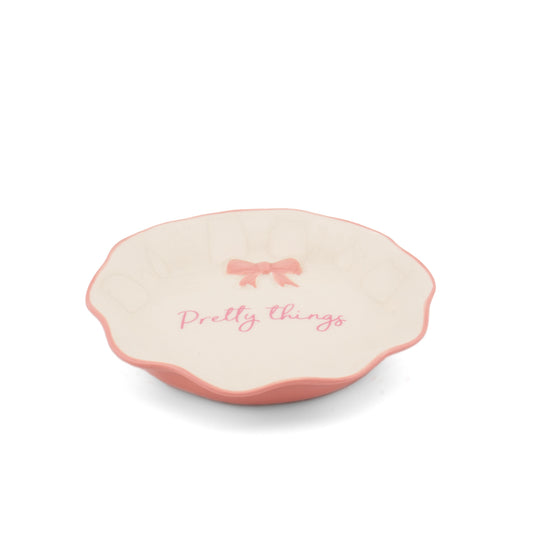 Ribbon Bow 'Pretty Things' Trinket Dish
