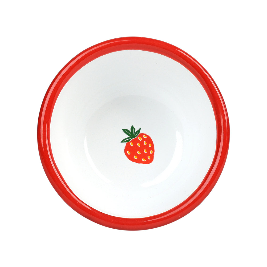 Strawberry Pink Enamel Bowl
