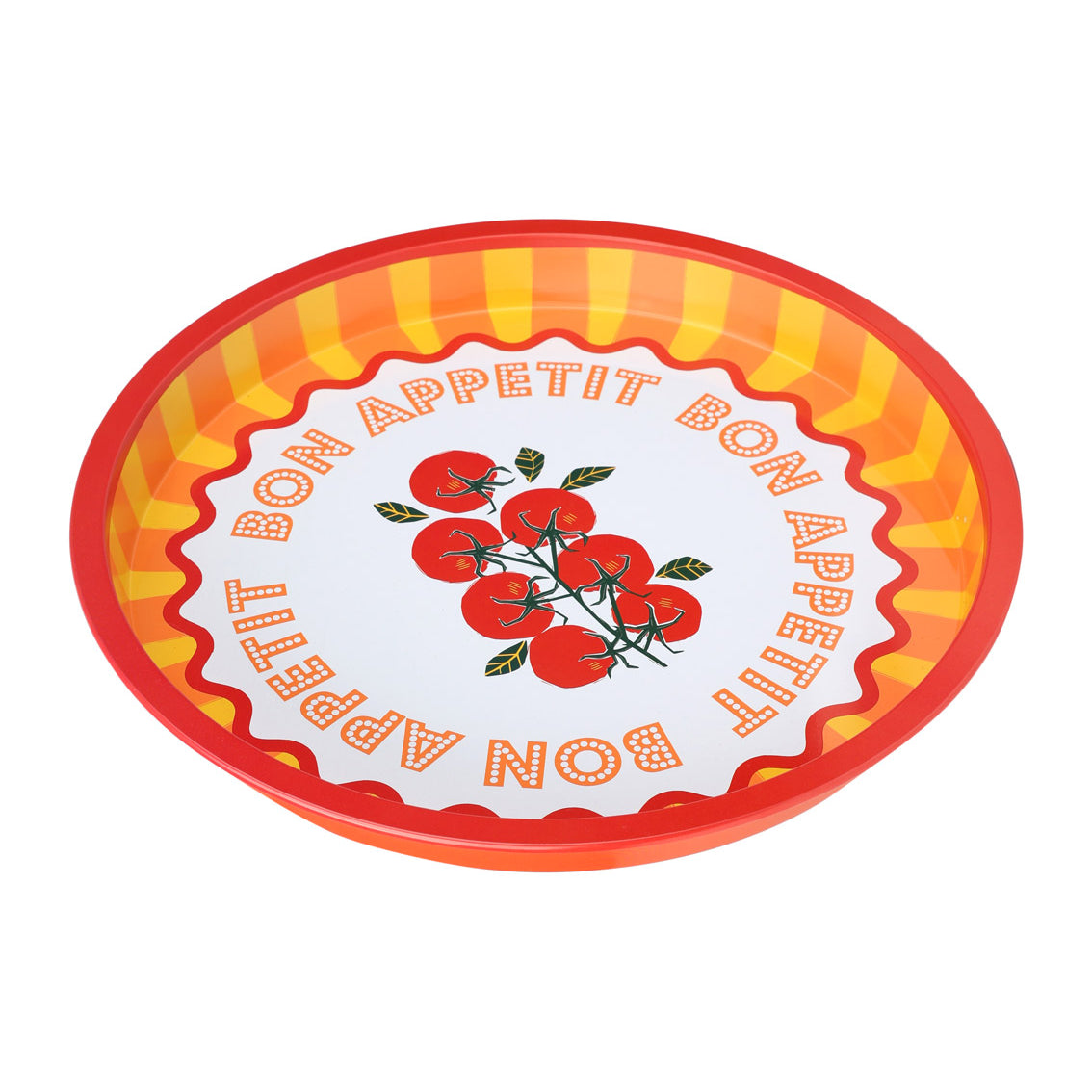 Bon Appetit Tomato Tin Tray - 31cm