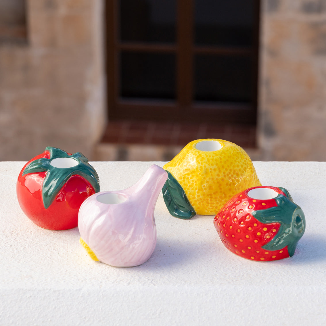 Strawberry Candle Holder