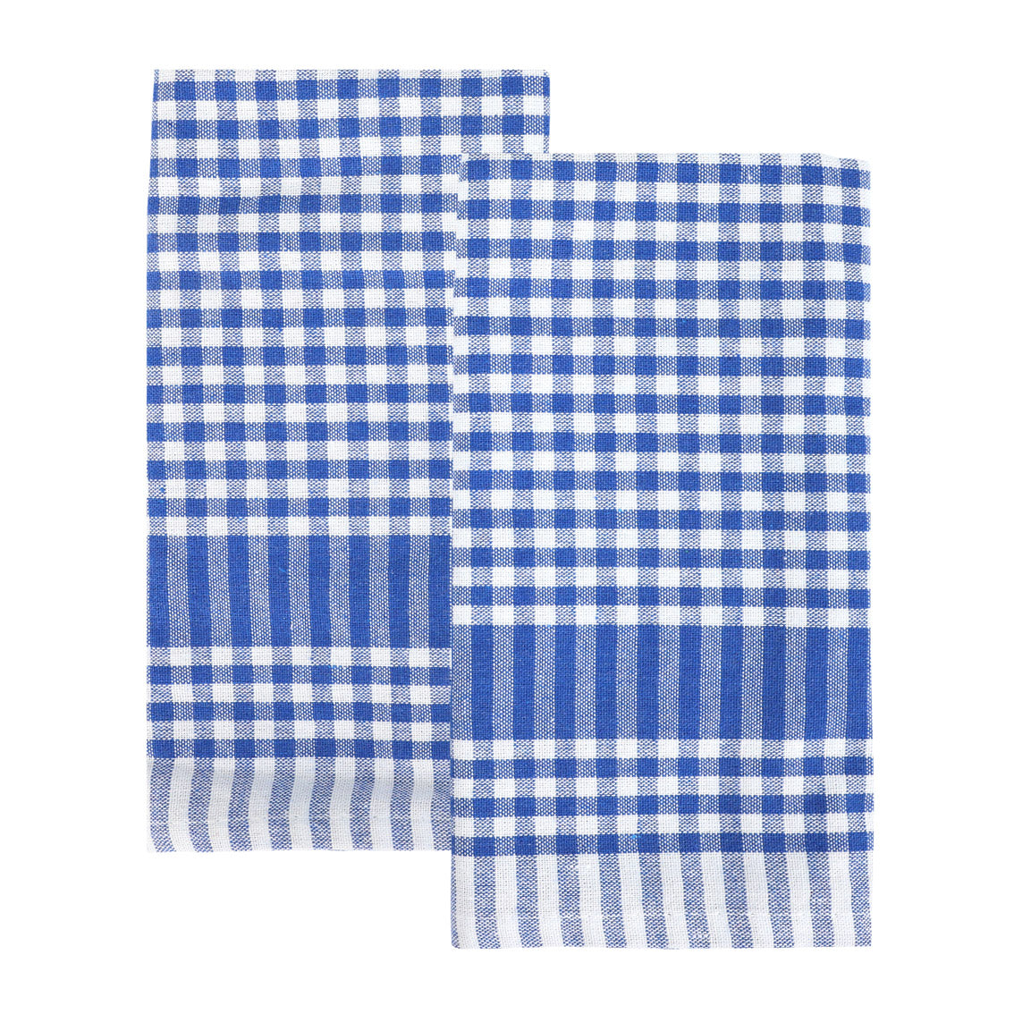 Blue Gingham Fabric Napkins/Tea Towels - 2 Pack