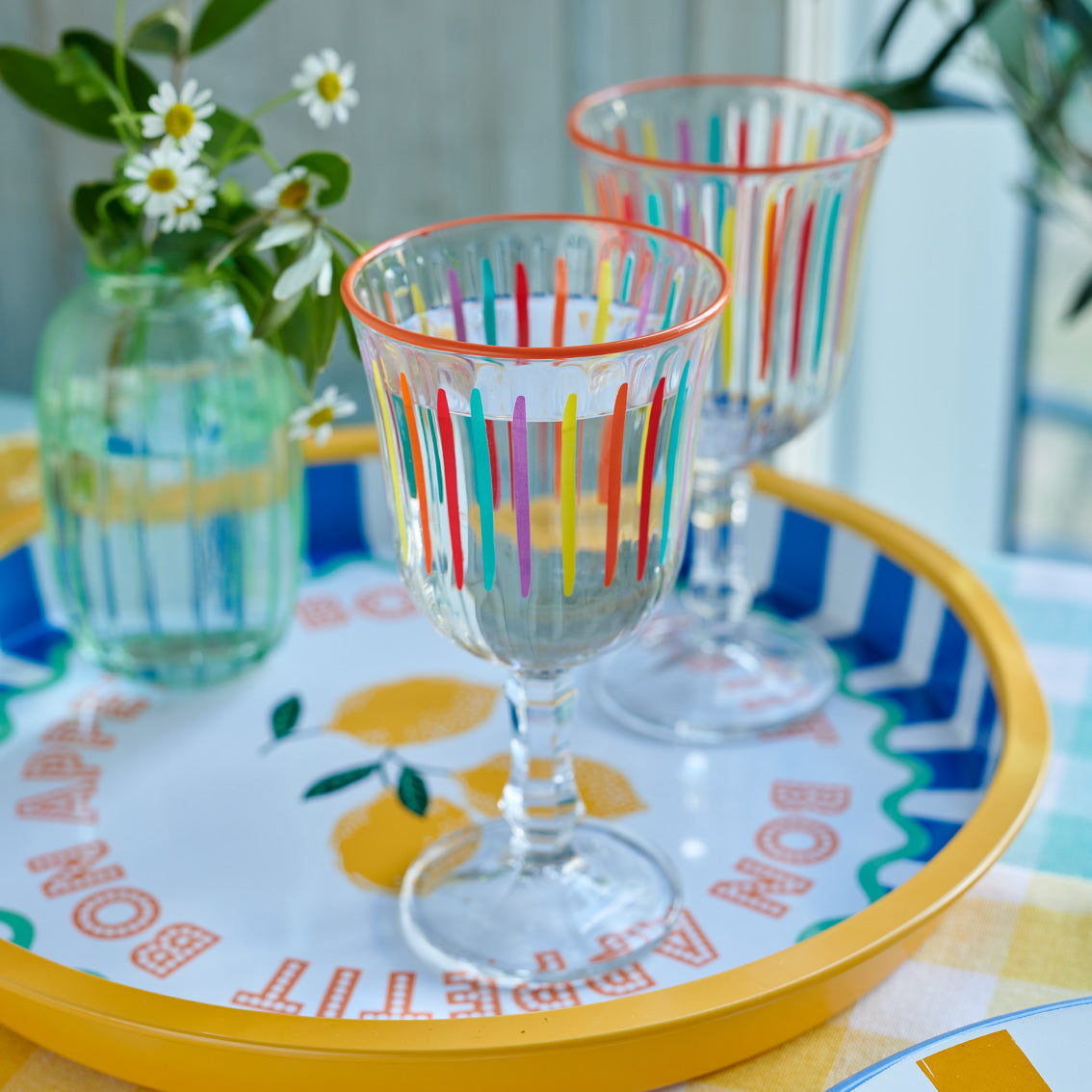 Bon Appetit Lemon Tin Tray - 31cm