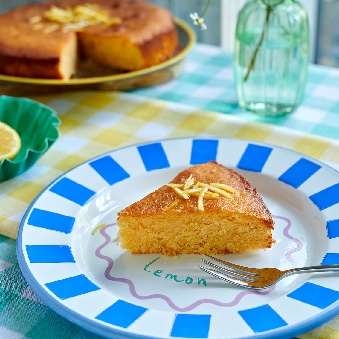 Bon Appetit Lemon Enamel Plate - 25cm